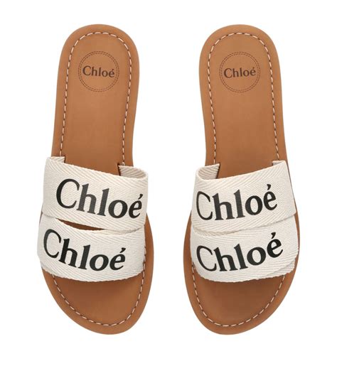 Chloé Aqua Slides .